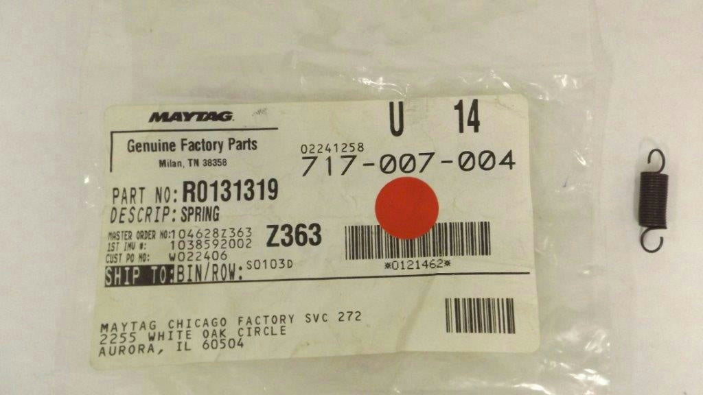 MAYTAG WHIRLPOOL OVEN R0131319 8171918 SPRING NEW MAYTAG WHIRLPOOL OVEN R0131319 8171918 SPRING NEW
